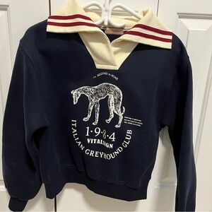 Navy Italian Greyhound Club Sweatshirt